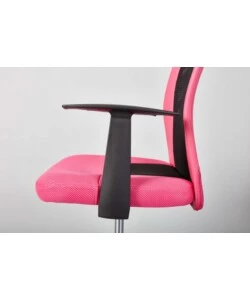 POLTRONCINA UFFICIO CON BRACCIOLI TRASPIRANTE ED ELEVABILE DA 85-95 CM